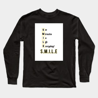Smile Long Sleeve T-Shirt